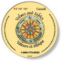 1/8" Premium Coaster with Cork Bottom, Circle (3.5" Dia.), Full Color